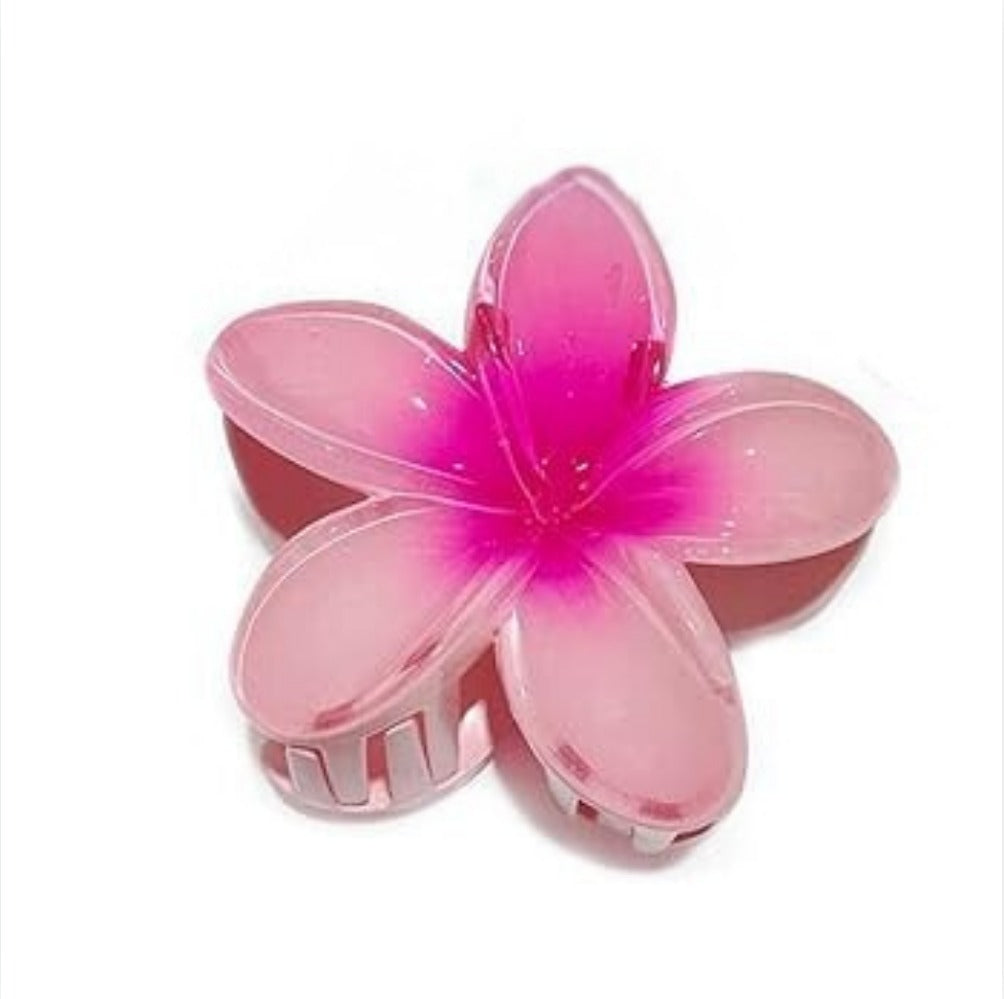 Hawaiin Flower Hair Claw Clip