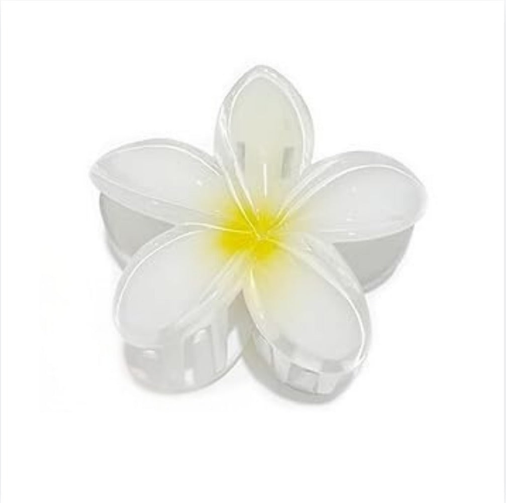 Hawaiin Flower Hair Claw Clip