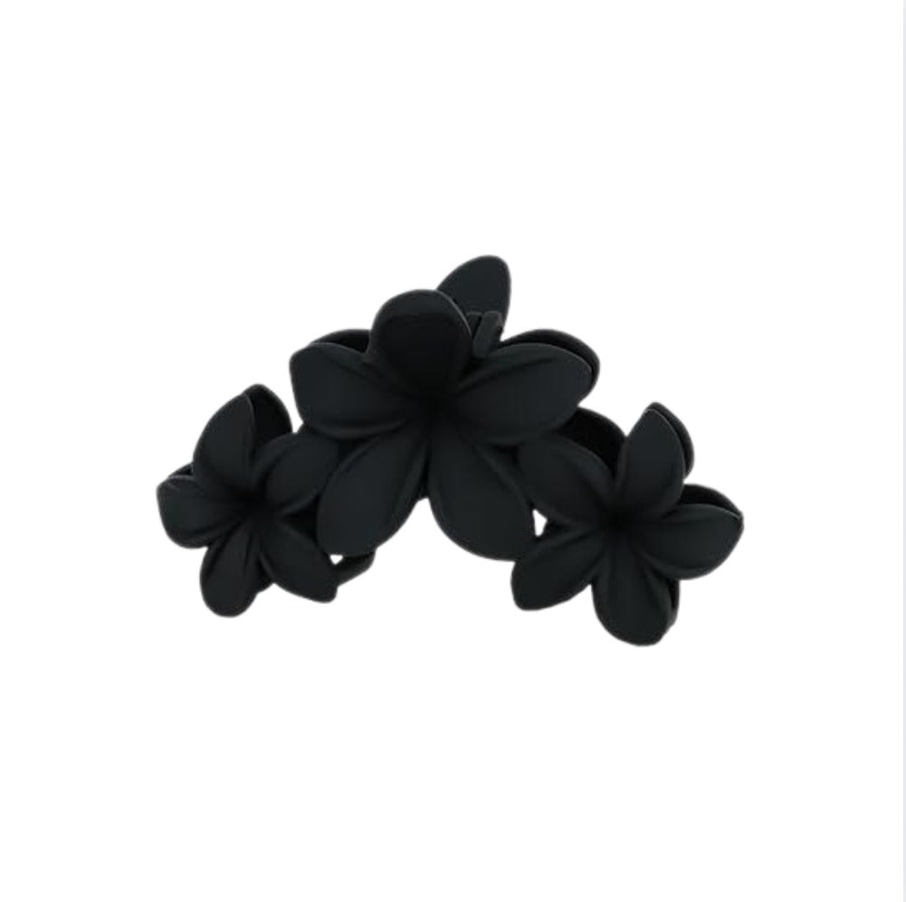 Tonal Hawaiin Flower Hair Claw Clip