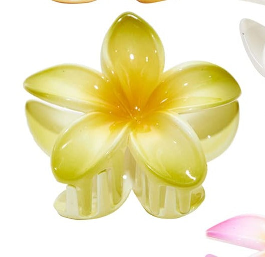 Hawaiin Flower Hair Claw Clip