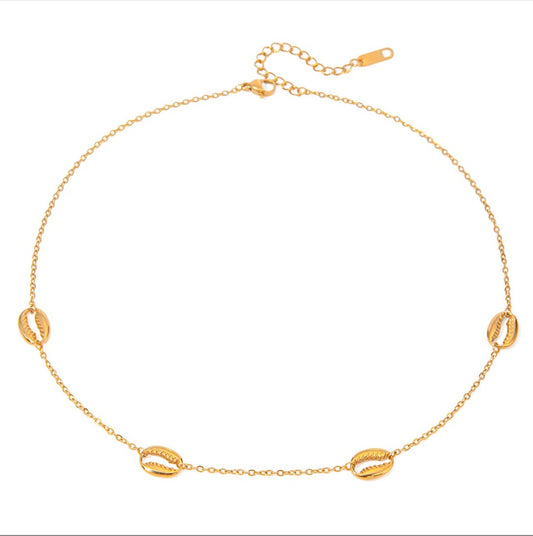 Salty Puka Dainty Puka Necklace - Gold