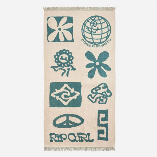 Rip Curl Saltwater Culture Towel - Vintage White