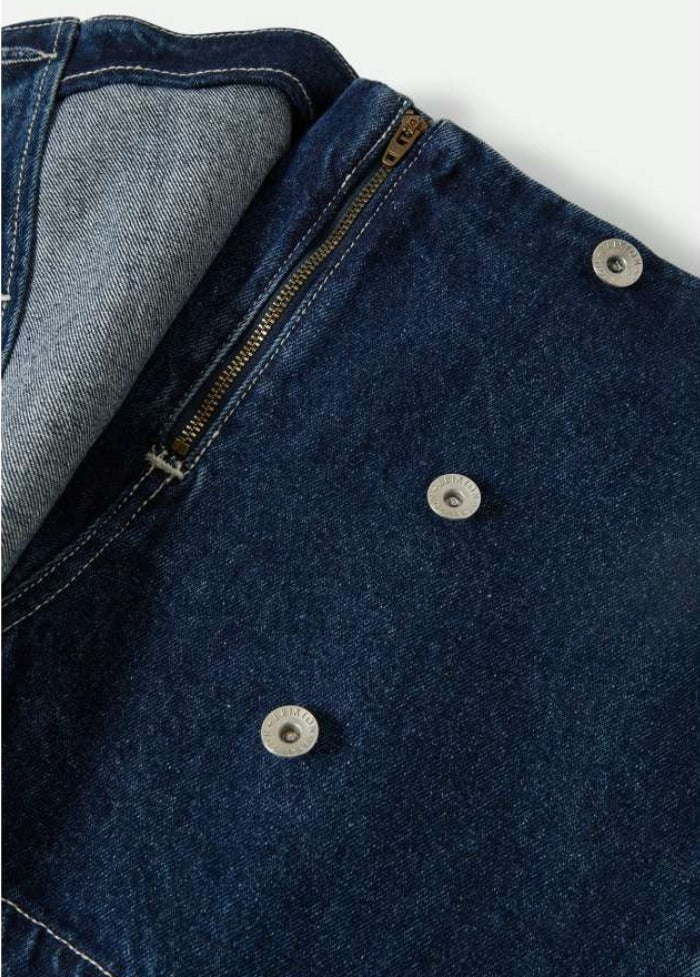 Brixton Denim Wrap Skort - Rinse Denim
