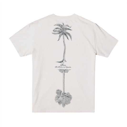 RVCA Antique Short Sleeve T-Shirt - Silver Beach