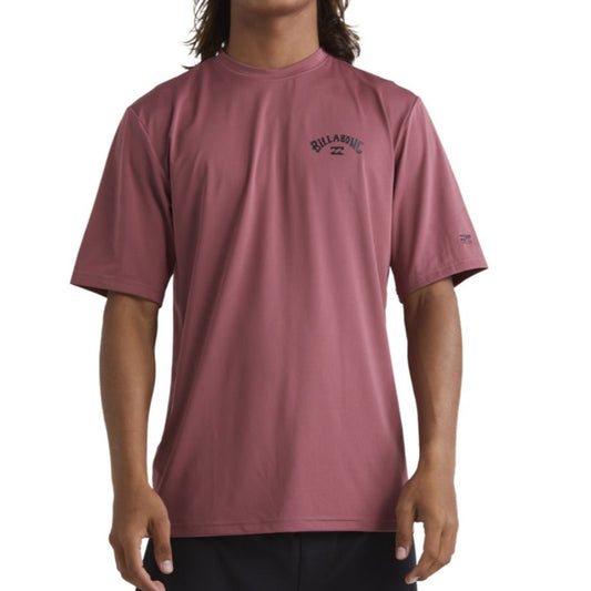 Billabong Arch Wave Loose Fit UPF 50+ Short Sleeve Surf Tee - Rose Dust