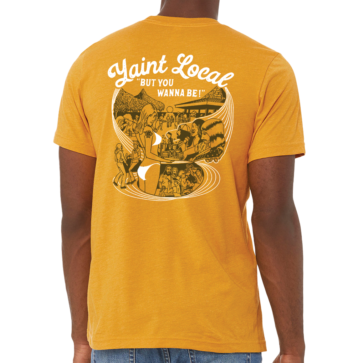Yaint Local Skips Tee - Mustard