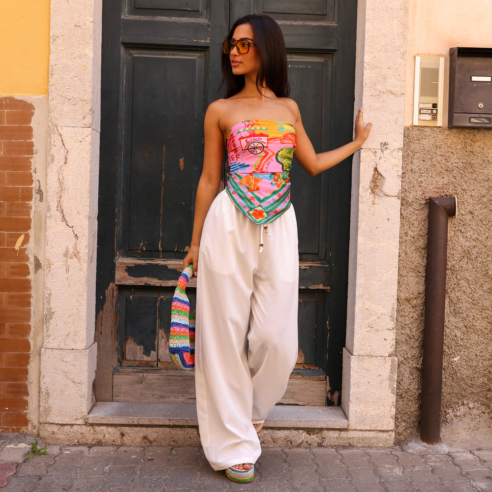 Kulani Kinis Summer Bandana Scarf - Sunlit Spritz (Sunlit Mischief Collection)