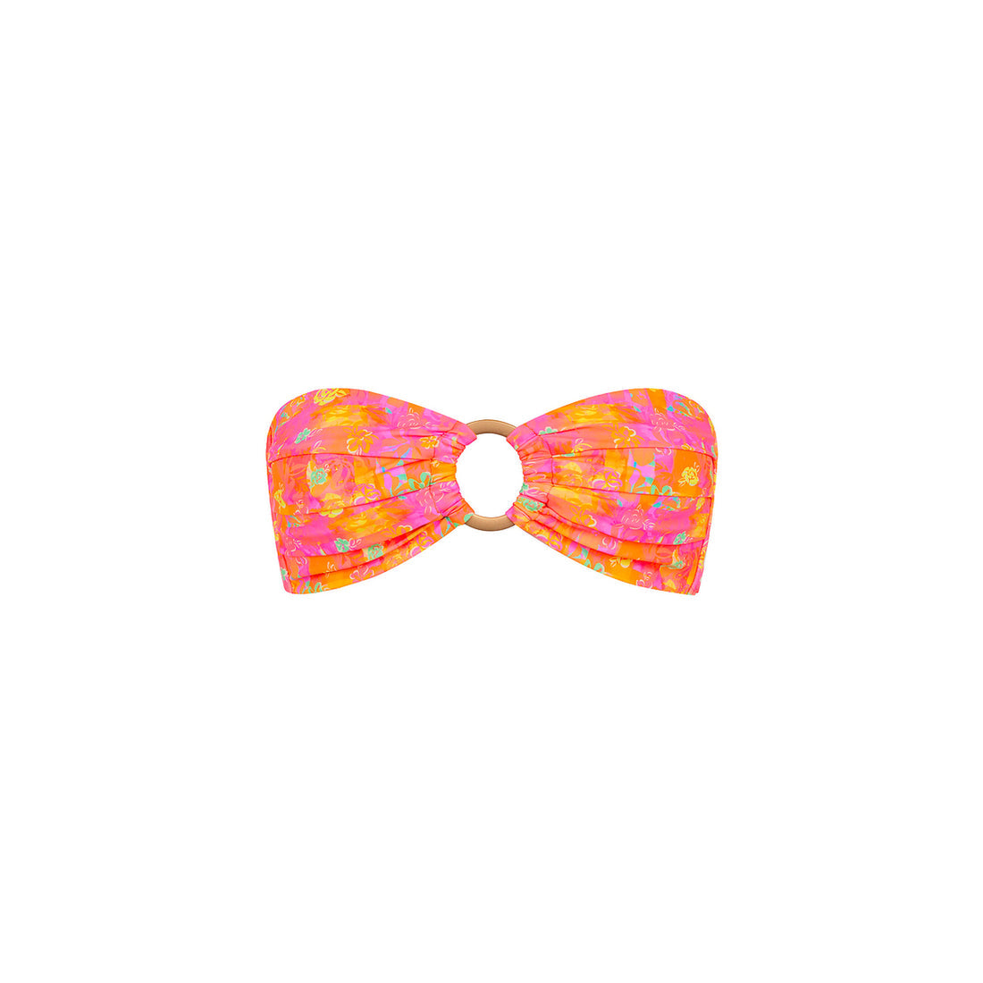 Kulani Kinis Strapless Bandeau Bikini Top - Sunrise Kiss