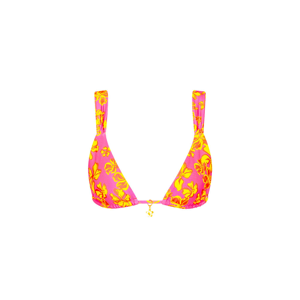 Kulani Kinis Slide Bralette Bikini Top - Pitaya Maya (Call Of The Sea Collection)