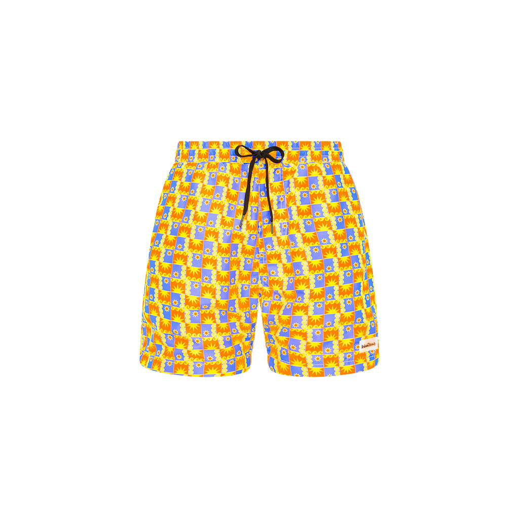 Kulani Kinis Mens Swim Trunks - Sunburst (Call Of The Sea Collection)