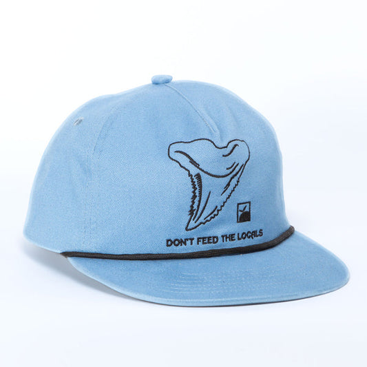 Flomotion Toothy Flat Bill Hat - Denim Blue