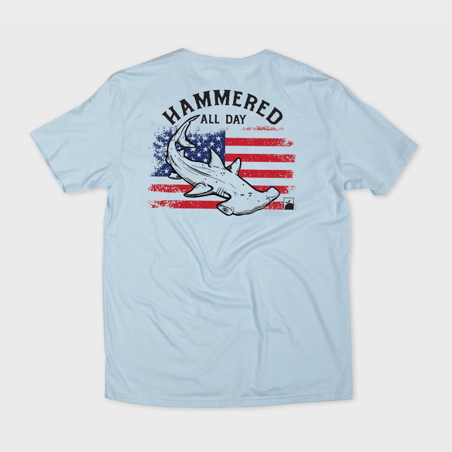 Flomotion USA Hammered All Day Tee - Light Blue