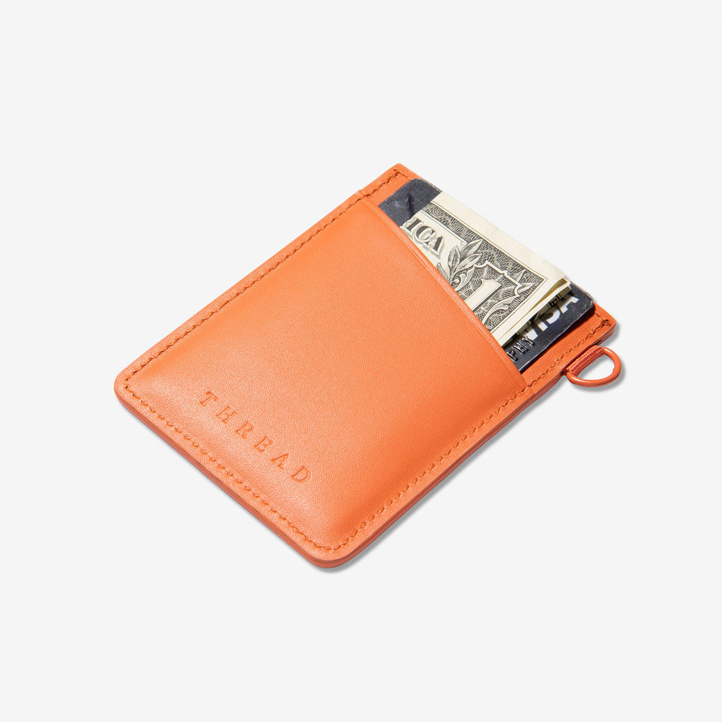 Thread Wallets Apricot Vertical Wallet