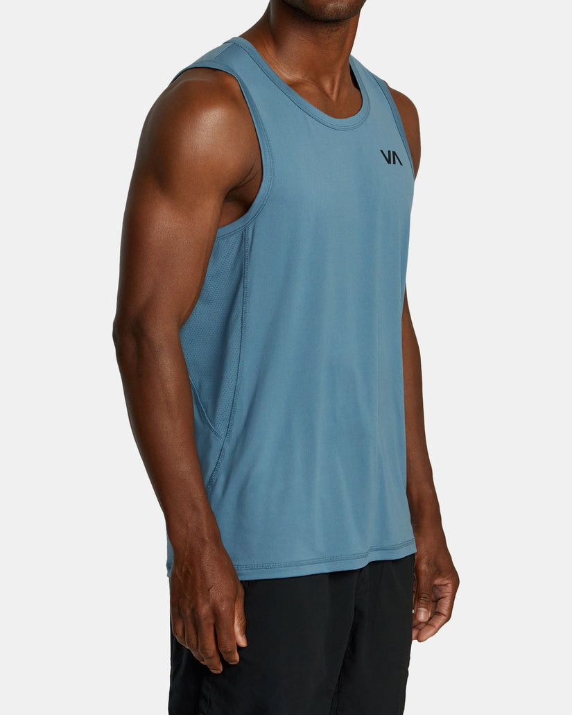 RVCA Sport Vent Tank Top - Glacier Blue