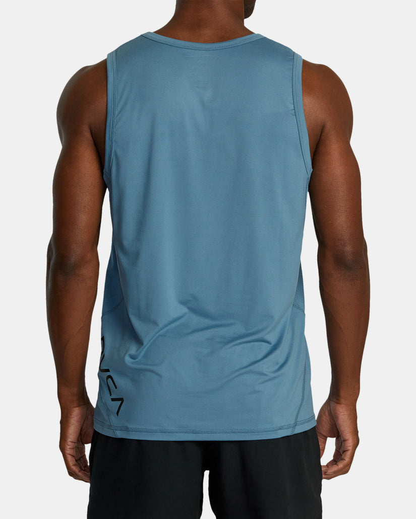 RVCA Sport Vent Tank Top - Glacier Blue