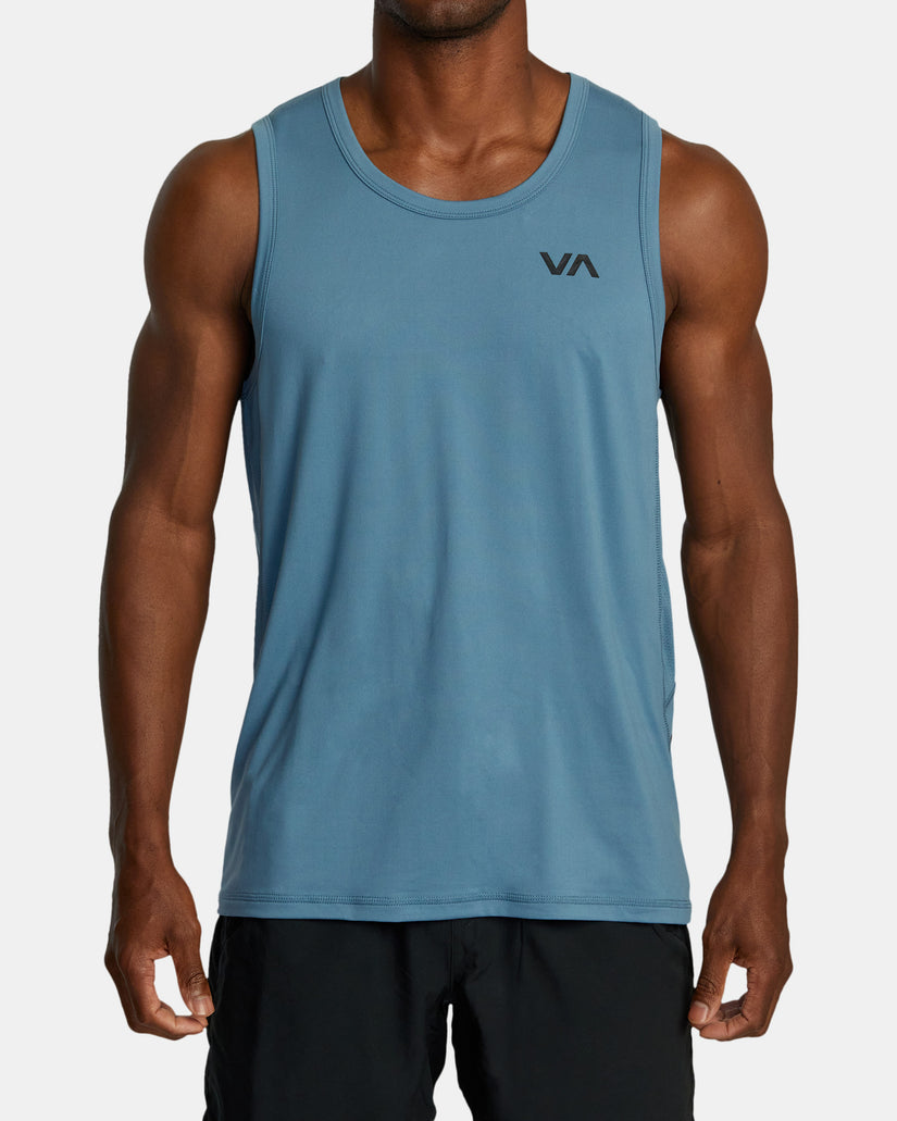 RVCA Sport Vent Tank Top - Glacier Blue