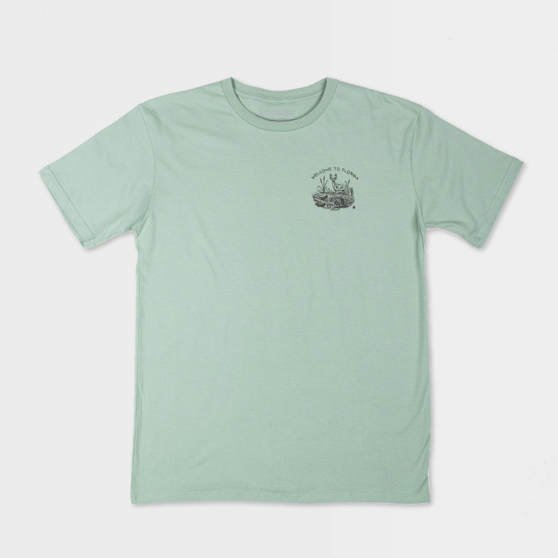 Flomotion Welcome to Florida Tee - Dusty Blue by Flomotion