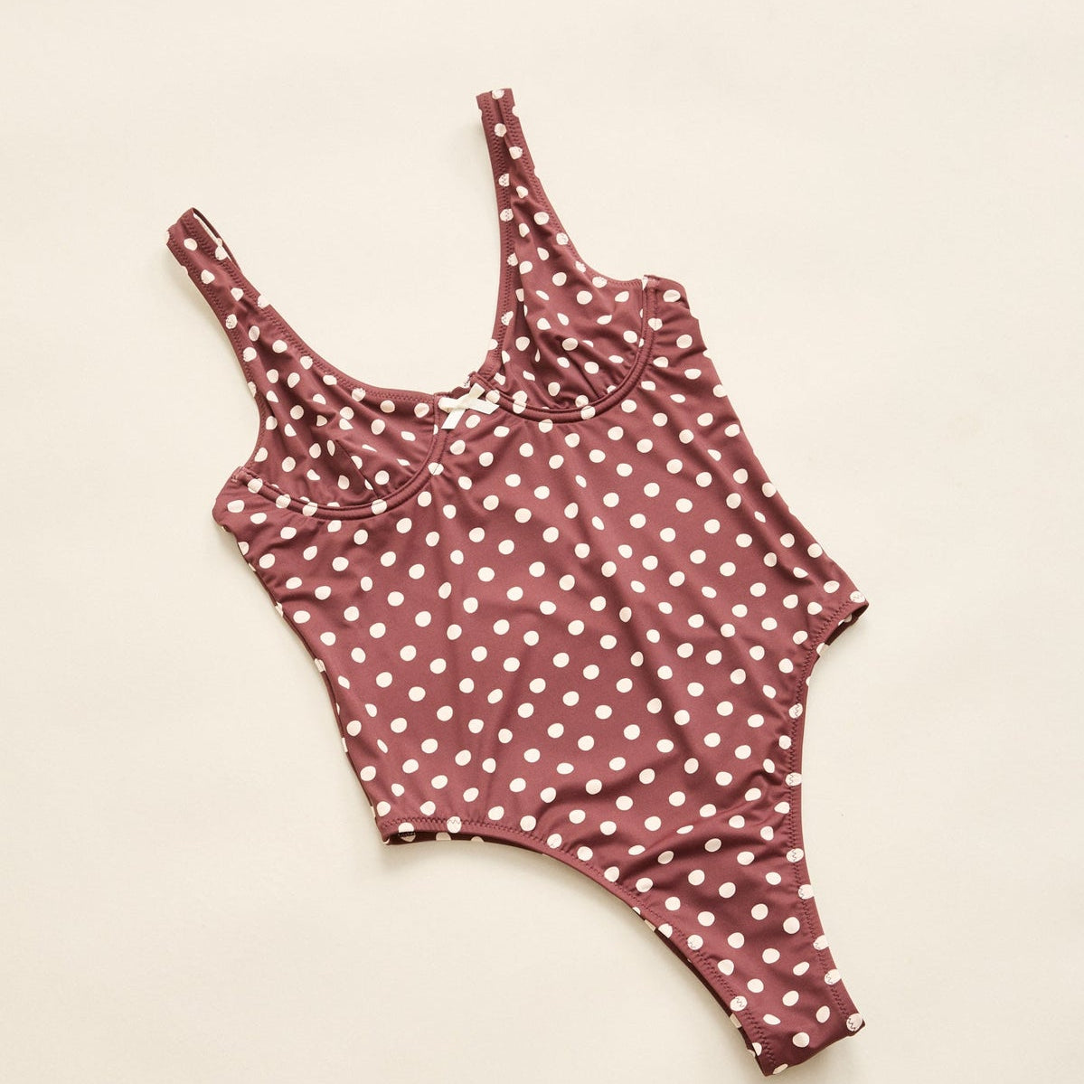 Rhythm Dotti Underwire One Piece - Cafe
