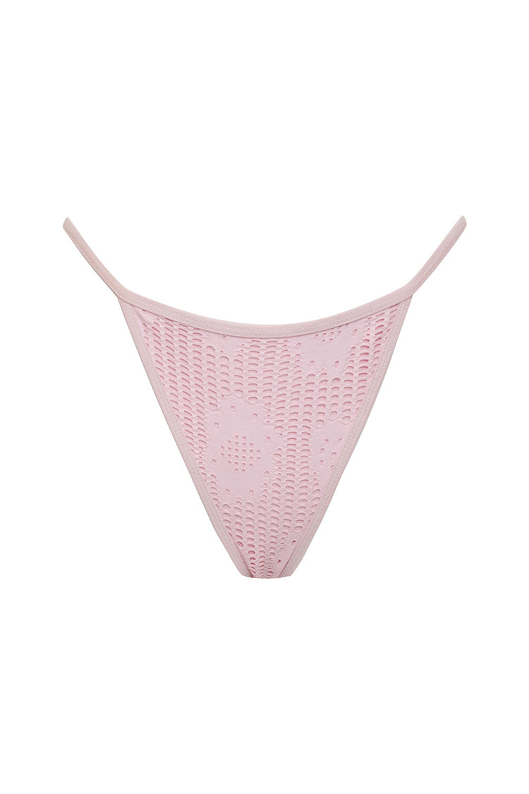 Frankies Bikinis x Pamela Anderson Zeus Cheeky Bikini Bottom - Pink Dream
