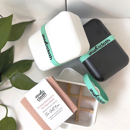 Wash & Cloth Bamboo Travel Soap Dish