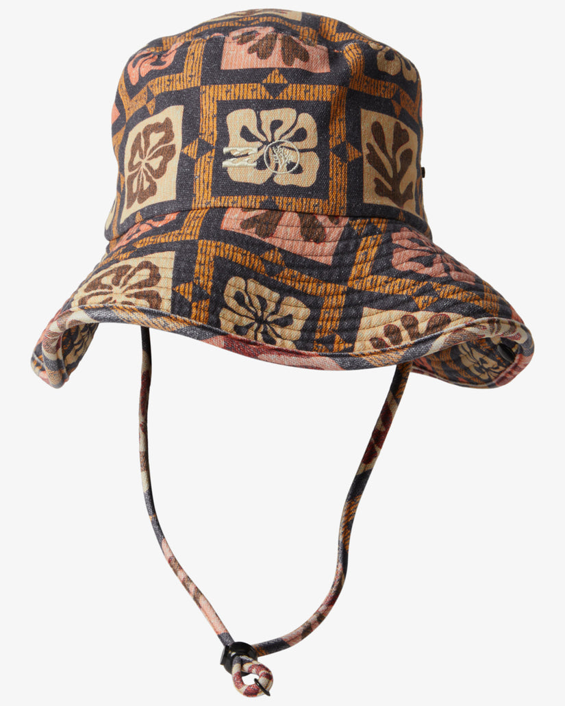 Billabong Corals Wide Brim Bucket Hat - Black Multi – Sand Surf Co.