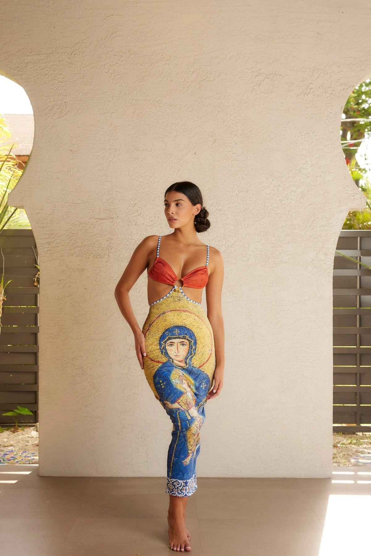 Akosha Rosario Dress (Mother Mary)