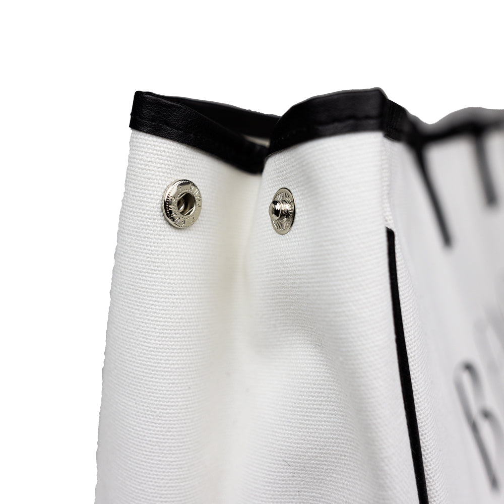 Local Beach Beach Canvas Tote - White