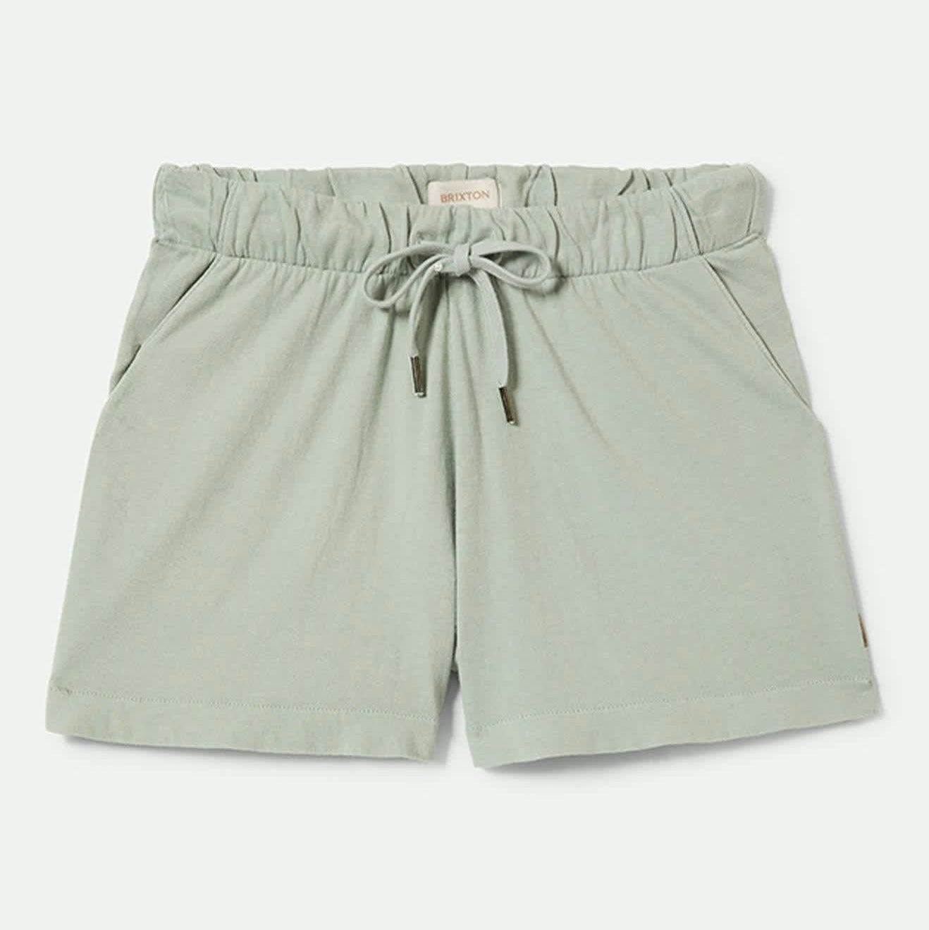 Brixton Carefree Organic Garment Dyed Lounge Short - Sage Green