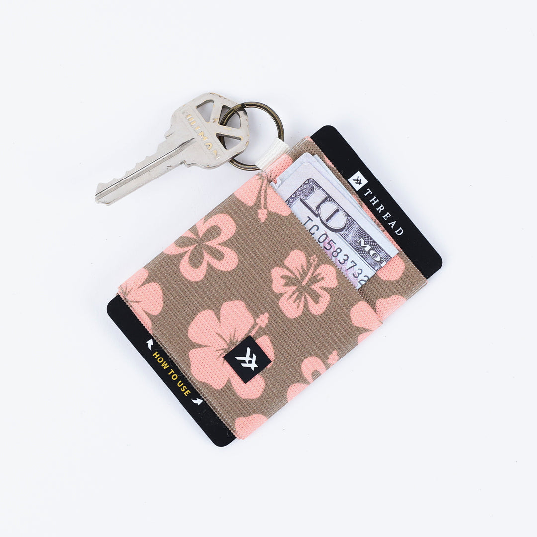 Thread Wallets Hawaiian Floral Elastic Wallet