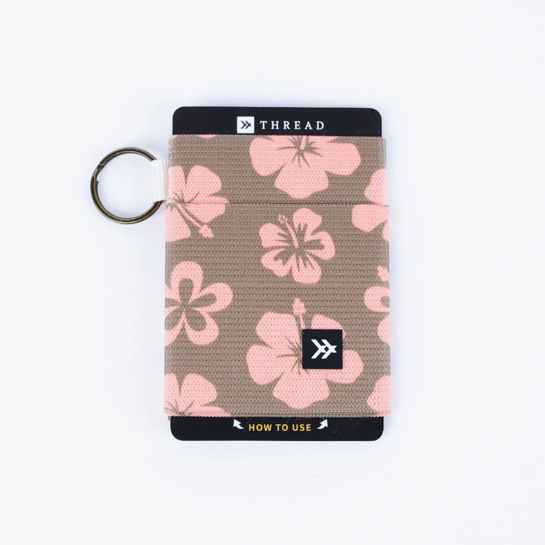 Thread Wallets Hawaiian Floral Elastic Wallet