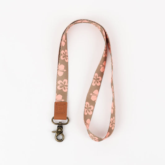 Thread Wallets Hawaiian Floral Neck Lanyard
