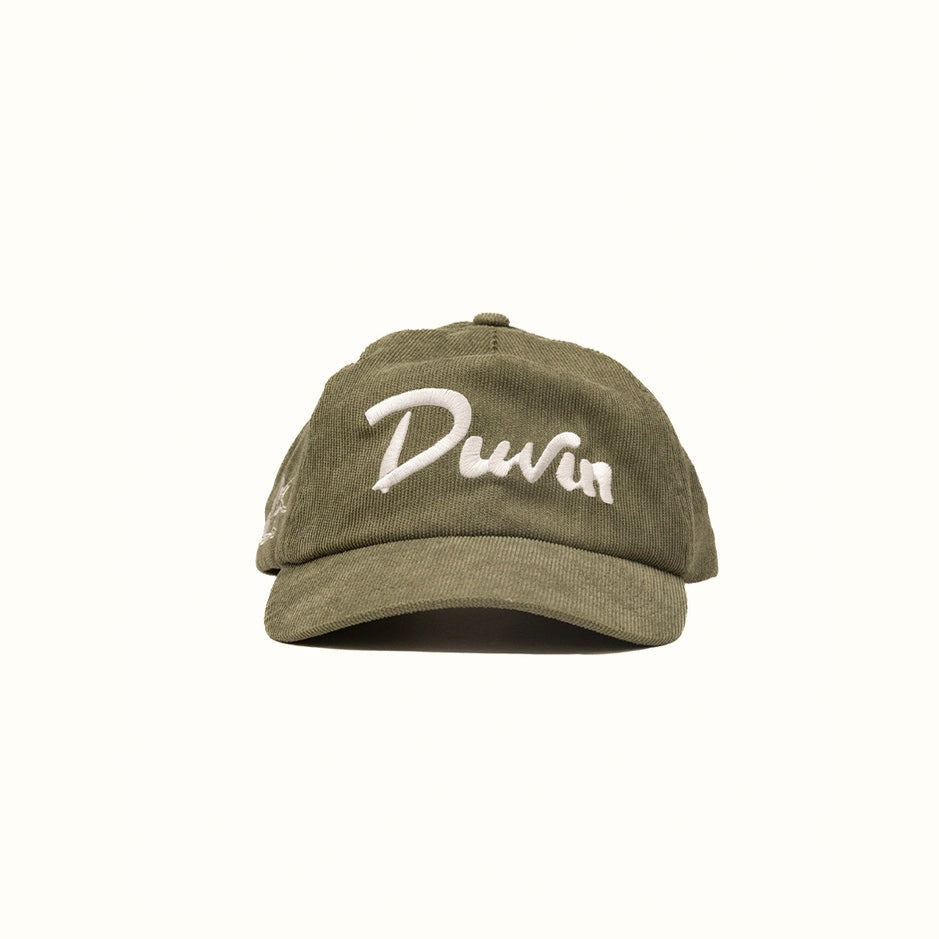 Duvin Duvin Script Corduroy Hat - Green