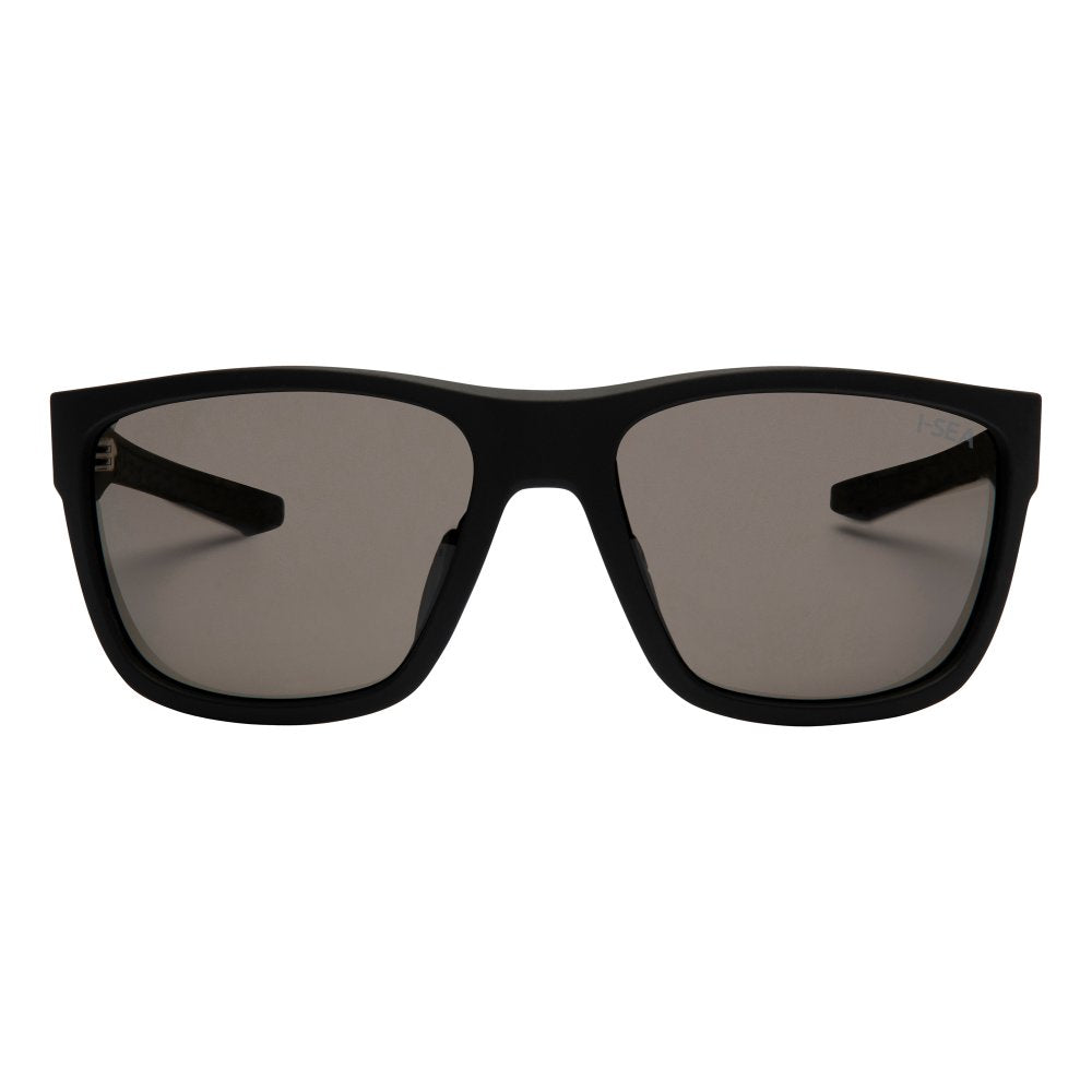 I-SEA Greyson 2.0 Polarized Sunglasses - Black Rubber and Smoke