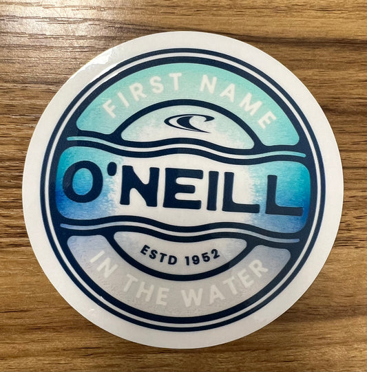O'Neill First Name Sticker