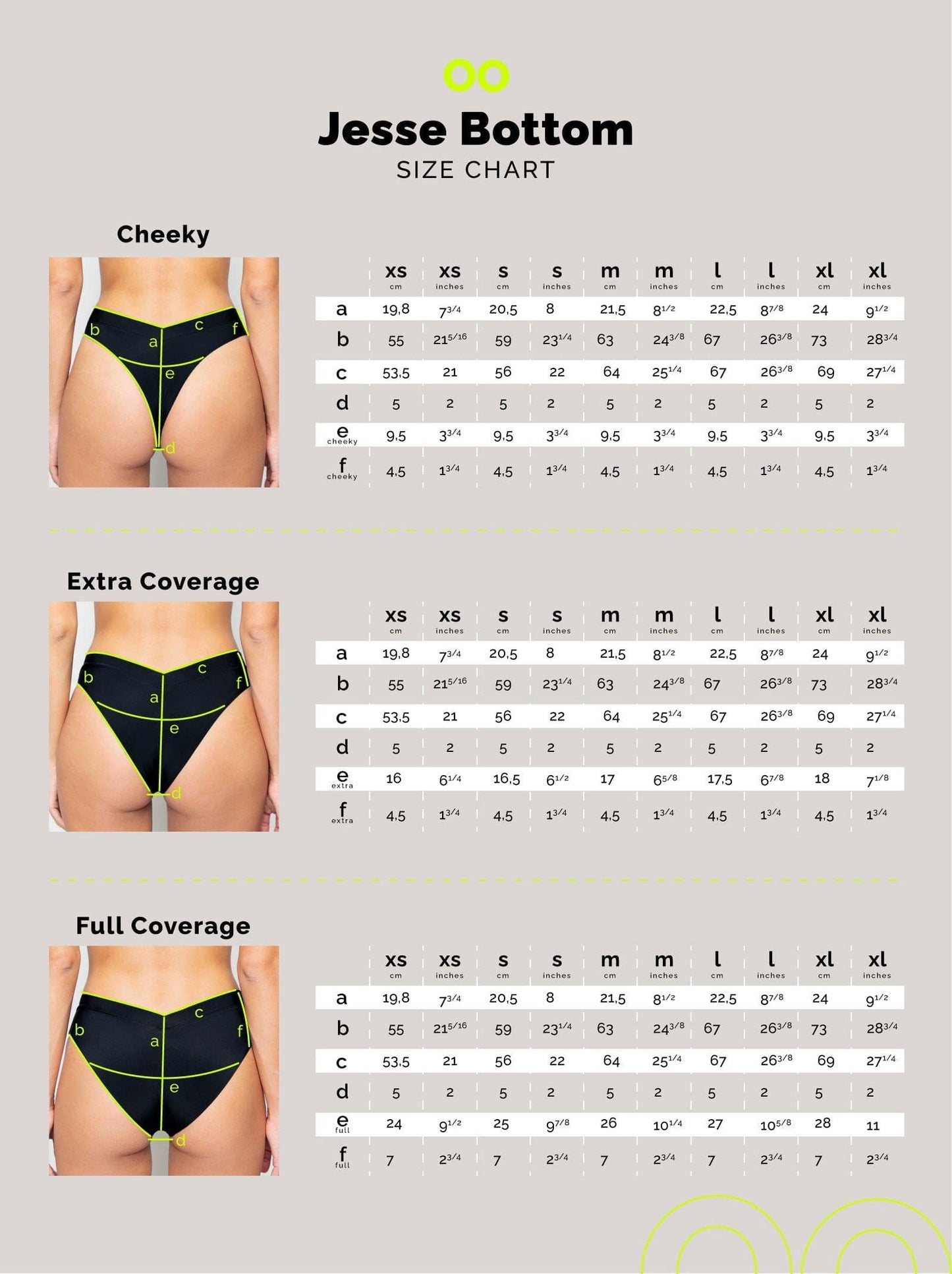 ONEONE Swimwear Jesse Extra Bottom - Coco Cay