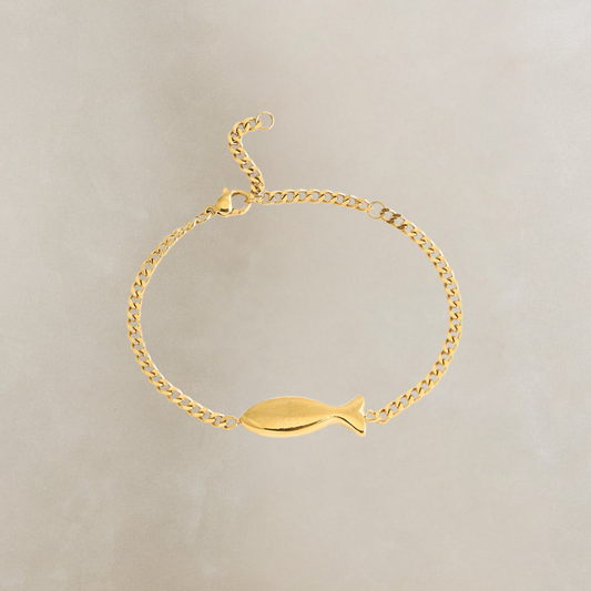 Salty Cali Golden Fish Bracelet