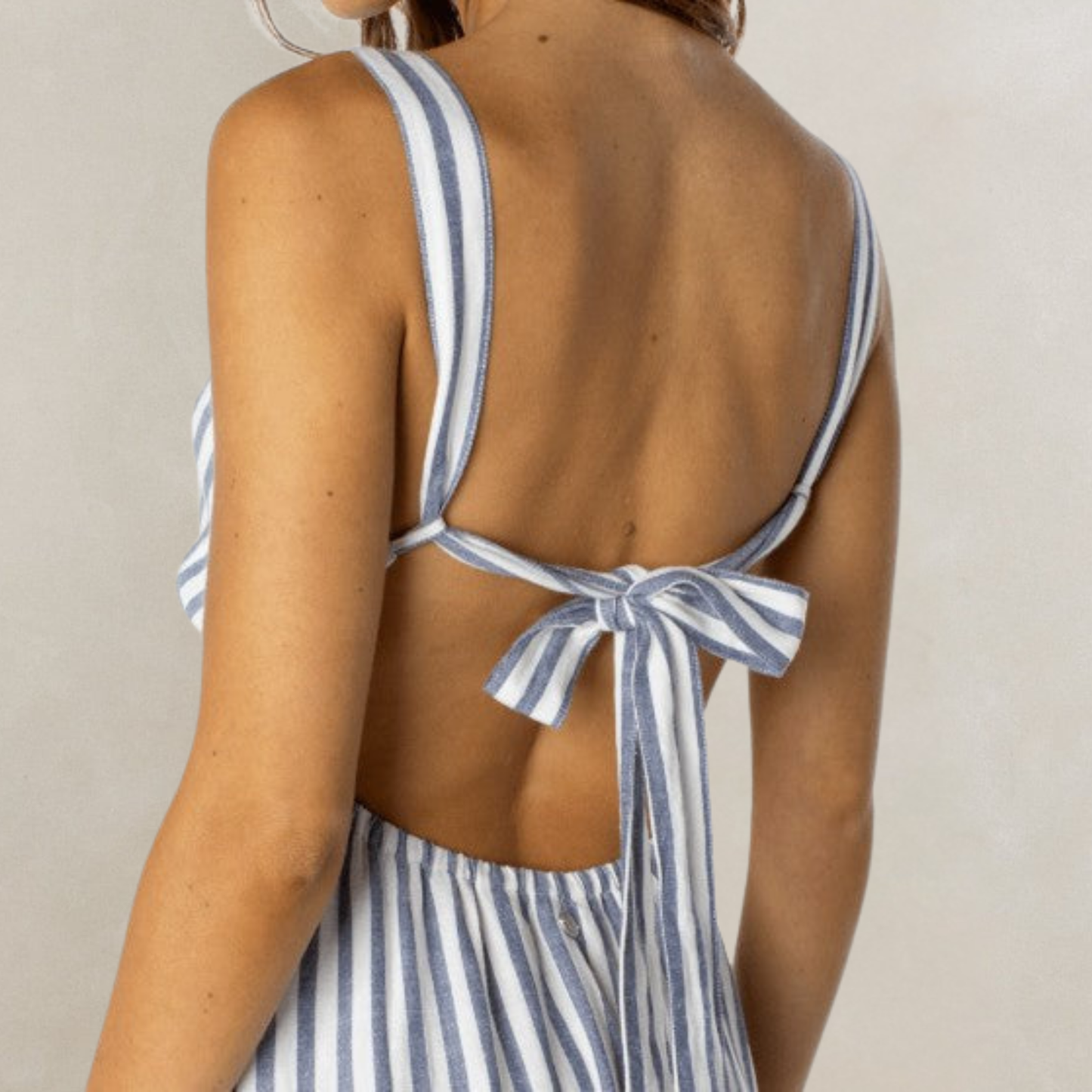 Roxy Wilder Coast Maxi Dress - Blue Horizon Jail Bird Stripe by Roxy