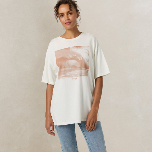 O'Neill O'Riginals Wave Tone Oversized Tee - Tofu