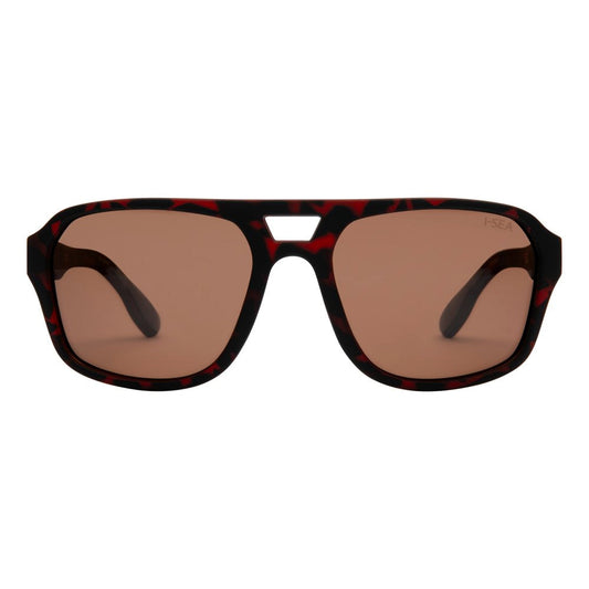 I-Sea San O Polarized Sunglasses - Tort and Brown