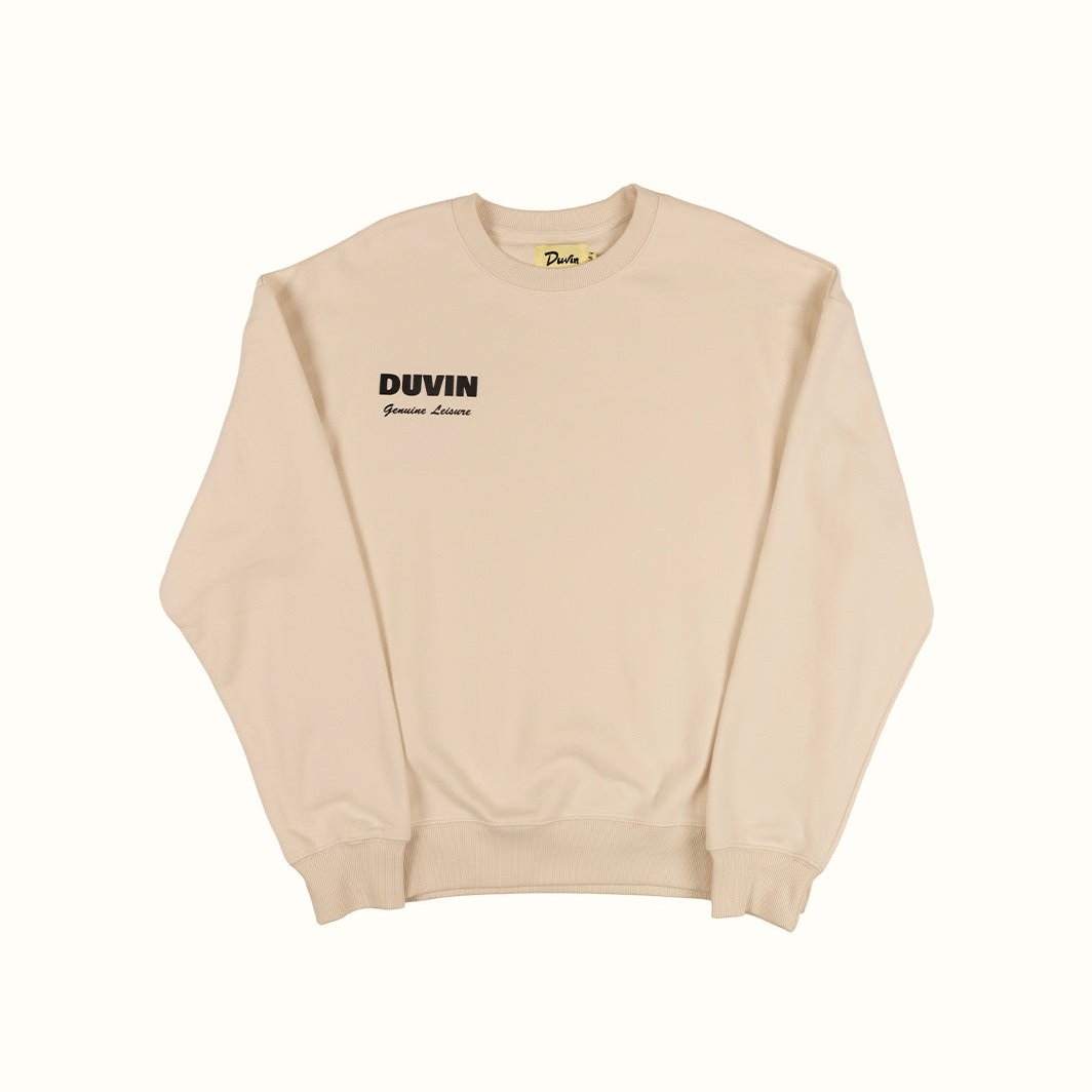 Duvin Shark Bite Crew Neck Sweater - Antique