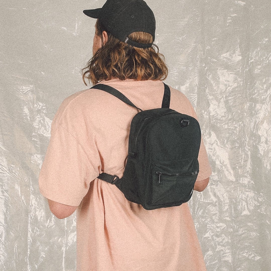 Thread Wallets Mini Backpack - Black