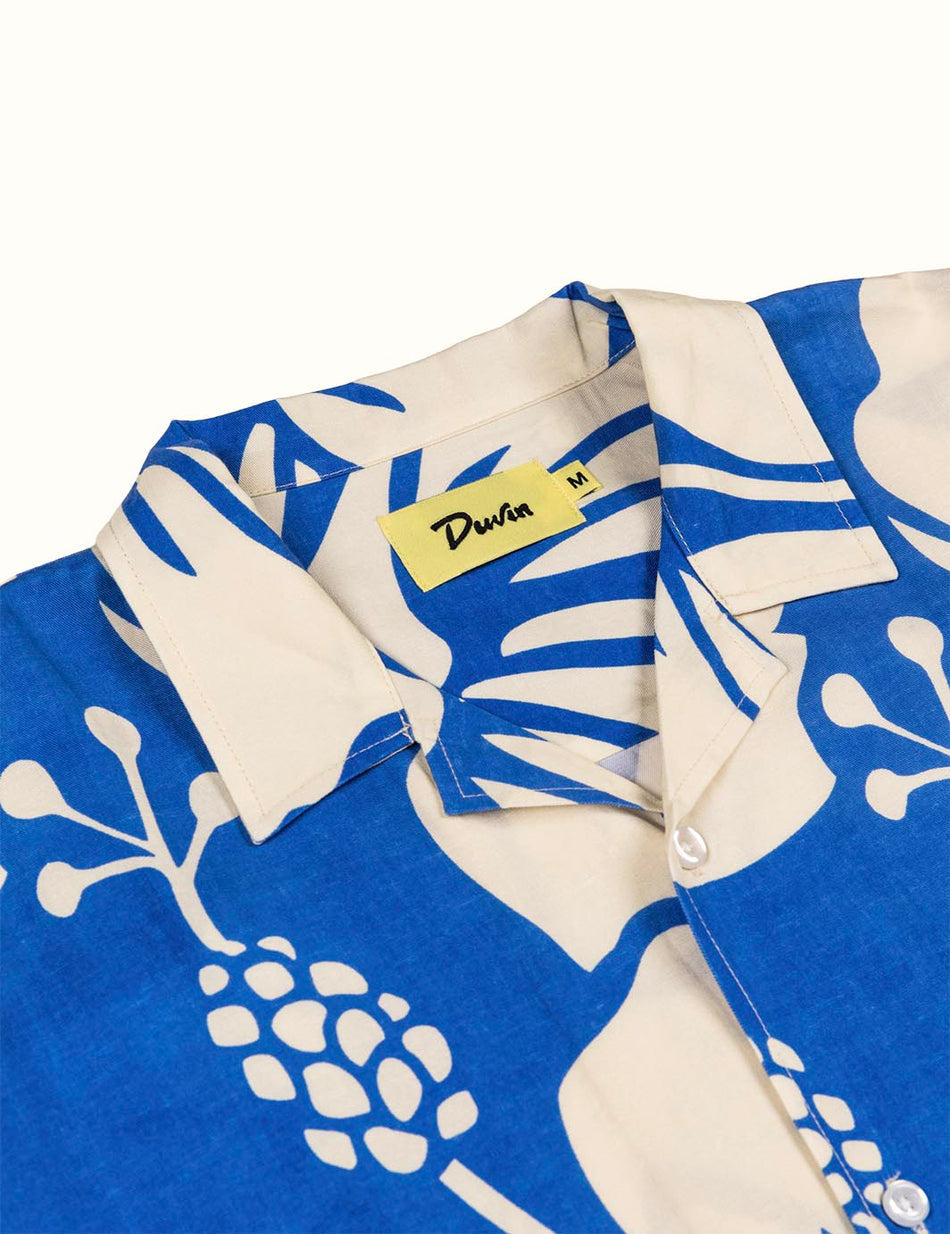Duvin Trouble In Paradise Buttonup - Blue