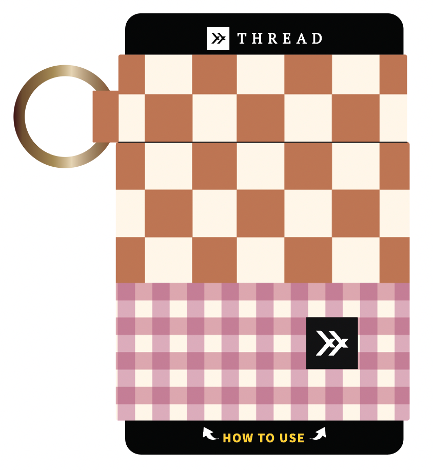 Thread Wallets Frankie Elastic Wallet | Sand Surf Co – Sand Surf Co.