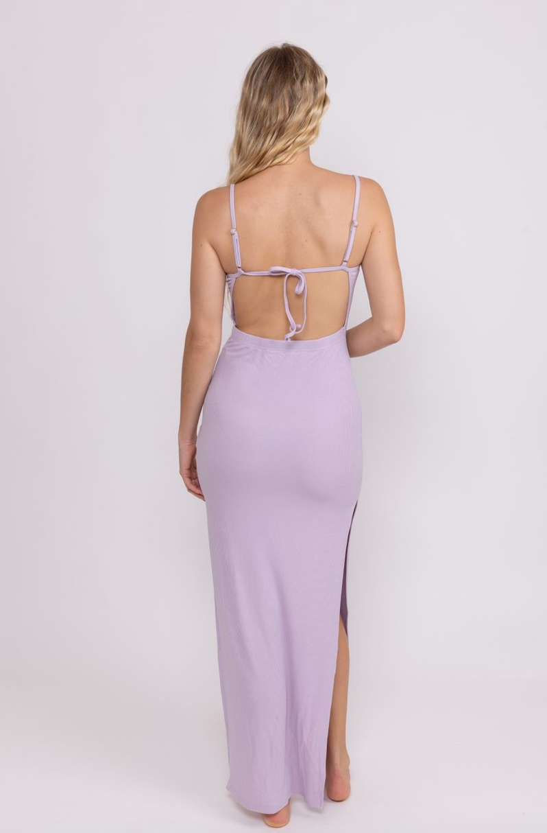 Rusty Clara Slip Maxi Dress - Lavender