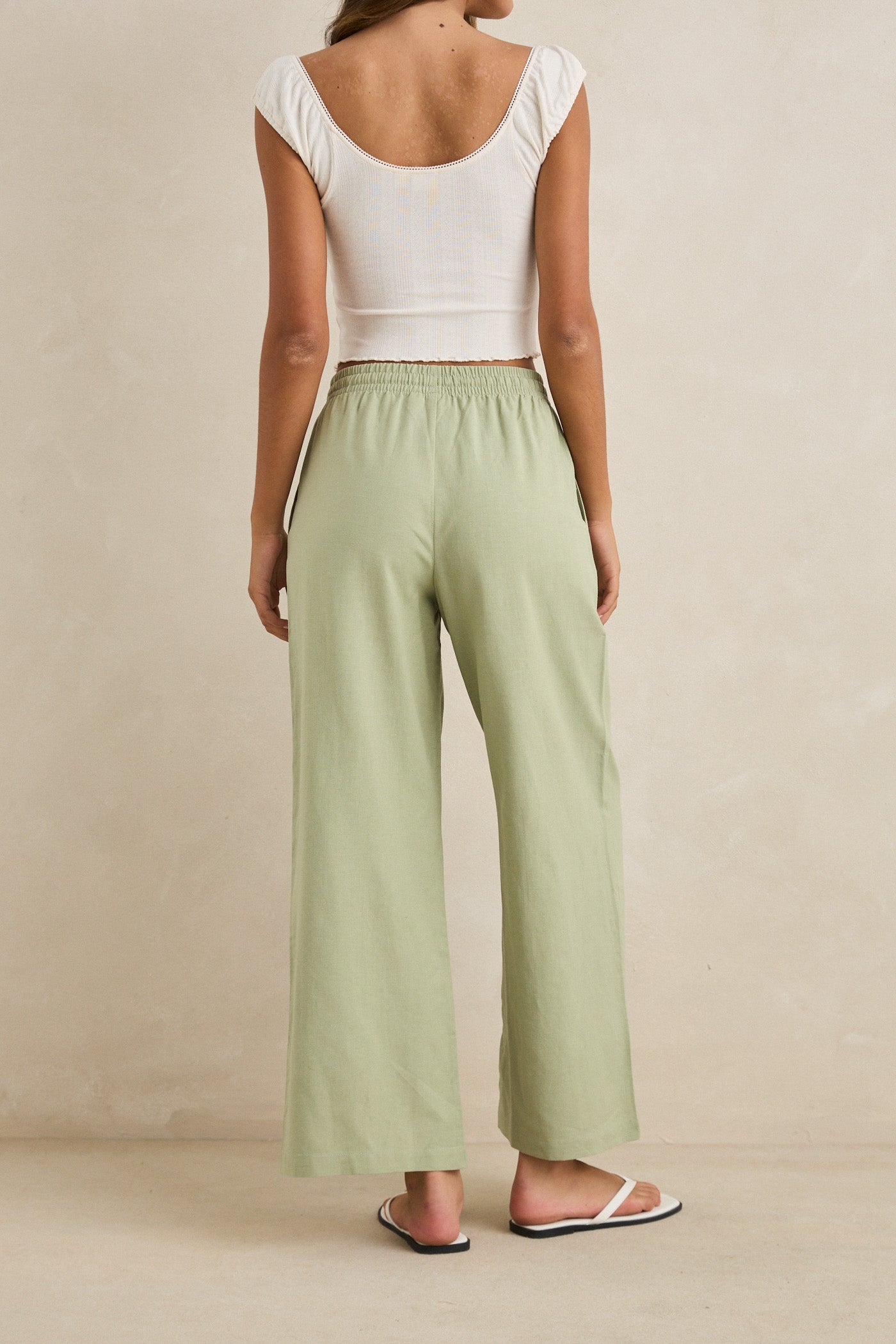 Rhythm Dolly Beach Pant - Palm