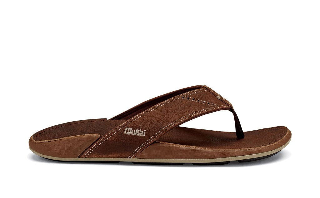 Olukai Nui Men's Leather Beach Sandals