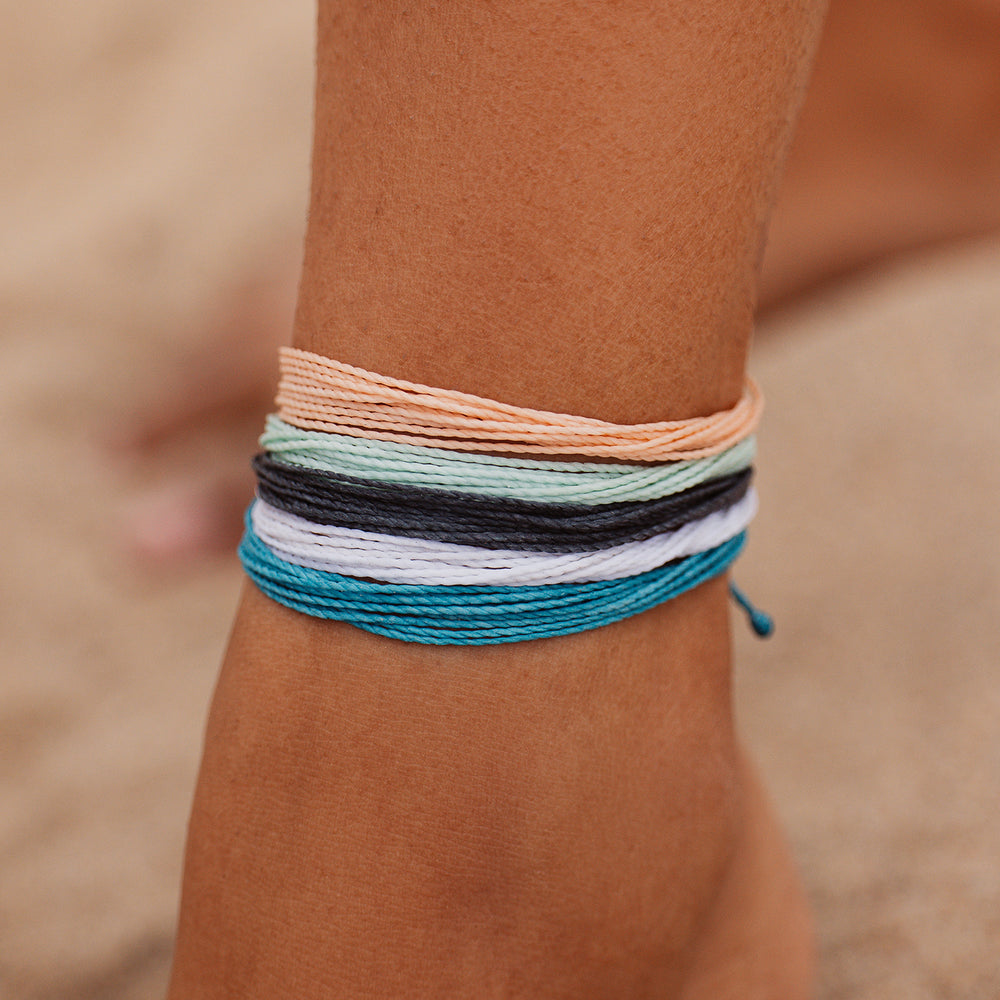 Tan Waterproof Wax String Bracelet