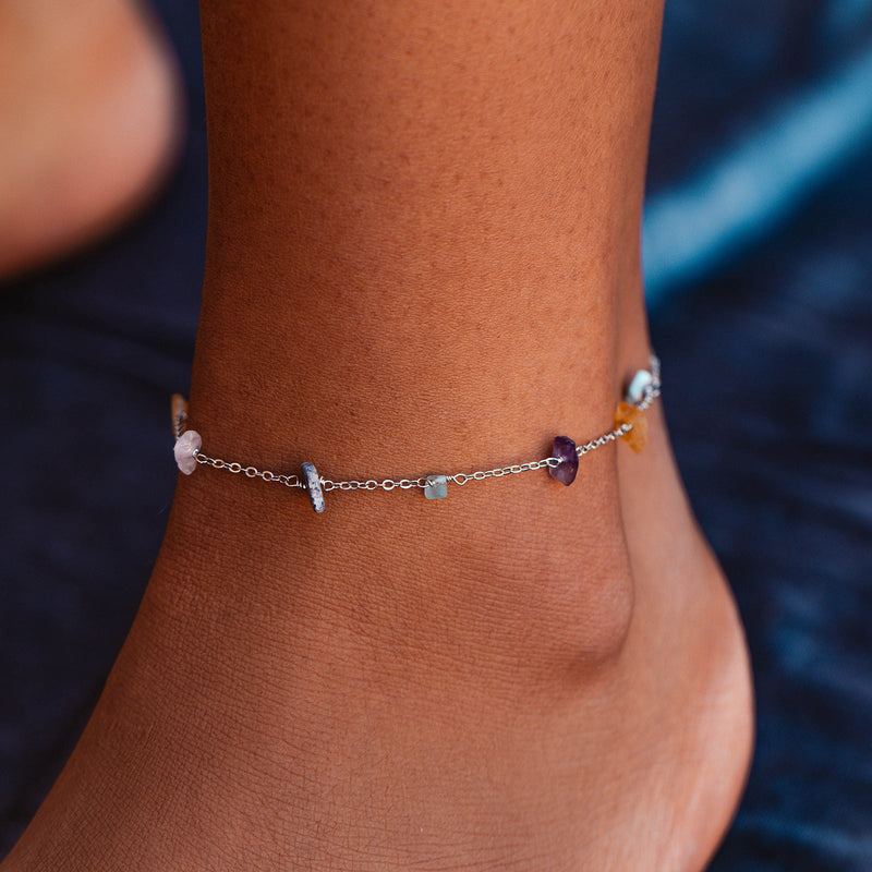 Silver Ankle Bracelet With Hanging Openwork Hearts. Expressive Summer Body  Jewelry. Silver Coated Anklet. Gift for Her for Any Occasion. - Etsy