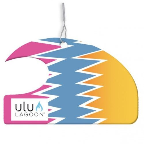 Ulu Lagoon 80's Mini Wave Air Freshener (Coconut Surf Wax Scent)