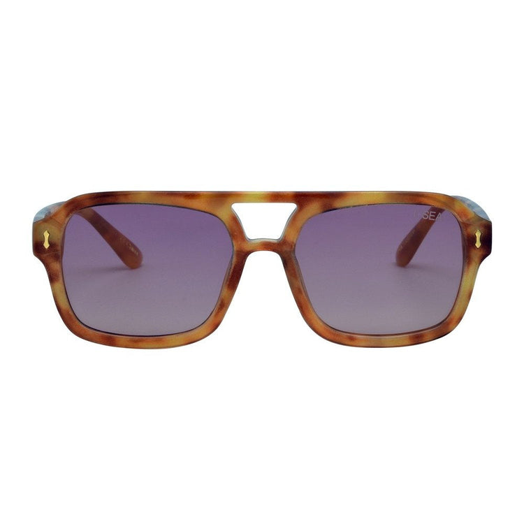 I-SEA Royal Polarized Sunglasses - Honey Tort with Lavender Polarized Lens